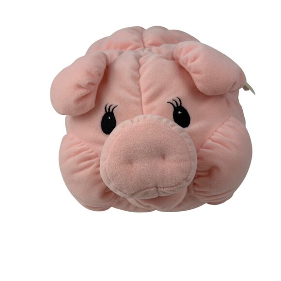 Vintage Commonwealth Quilted Cubby Hug-A-Plush 14” Pig Stuffed Animal Soft - Picture 4 of 9